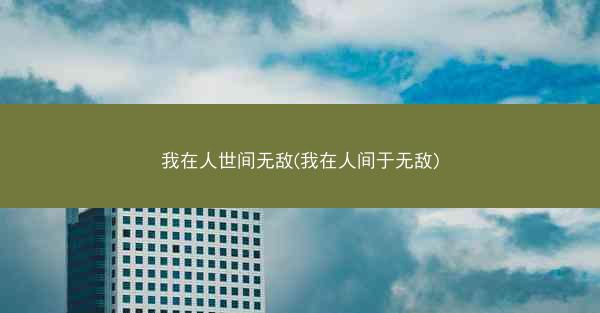 我在人世间无敌(我在人间于无敌)