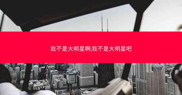 我不是大明星啊;我不是大明星吧