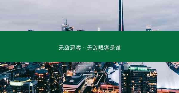 无敌恶客、无敌贱客是谁