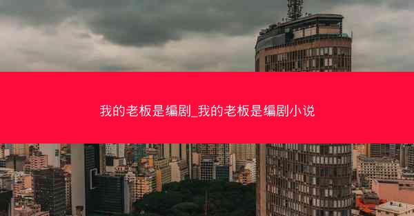 我的老板是编剧_我的老板是编剧小说 我的老板是编剧_我的老板是编剧小说