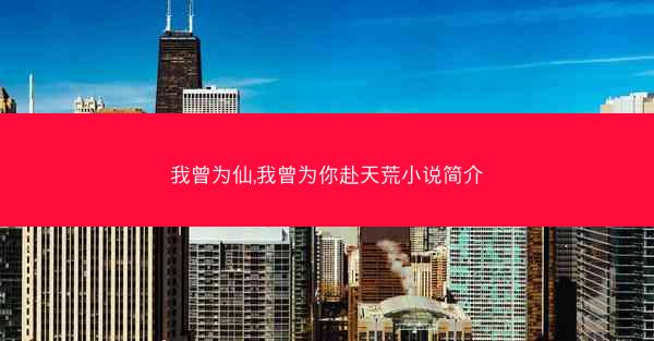 我曾为仙,我曾为你赴天荒小说简介