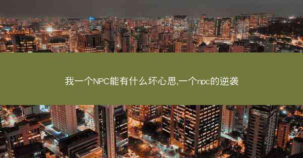 我一个NPC能有什么坏心思,一个npc的逆袭