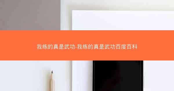 我练的真是武功-我练的真是武功百度百科