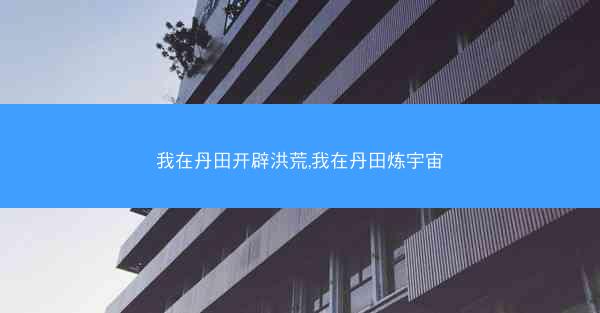 我在丹田开辟洪荒,我在丹田炼宇宙