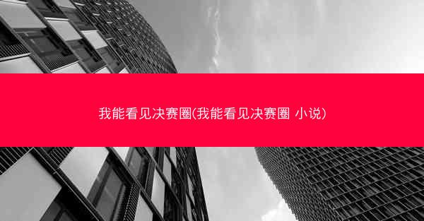 我能看见决赛圈(我能看见决赛圈 小说)