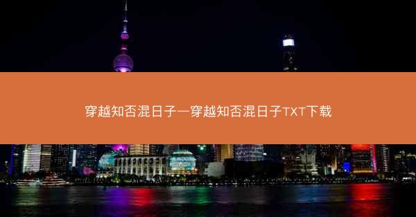 穿越知否混日子—穿越知否混日子TXT下载