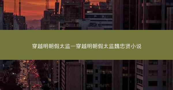 穿越明朝假太监—穿越明朝假太监魏忠贤小说