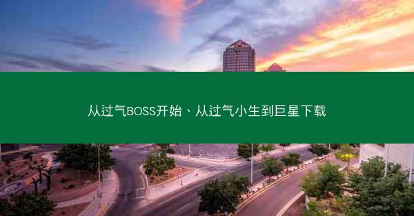 从过气BOSS开始、从过气小生到巨星下载
