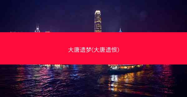 大唐遗梦(大唐遗恨)