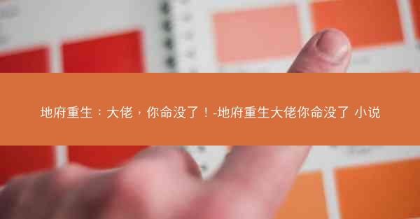 地府重生：大佬，你命没了！-地府重生大佬你命没了 小说