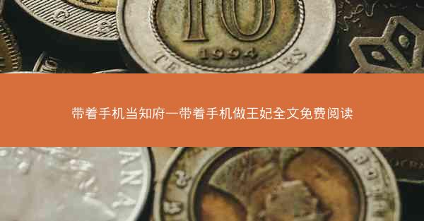 带着手机当知府—带着手机做王妃全文免费阅读