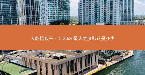 大乾摄政王、红米k30最大宽度默认是多少