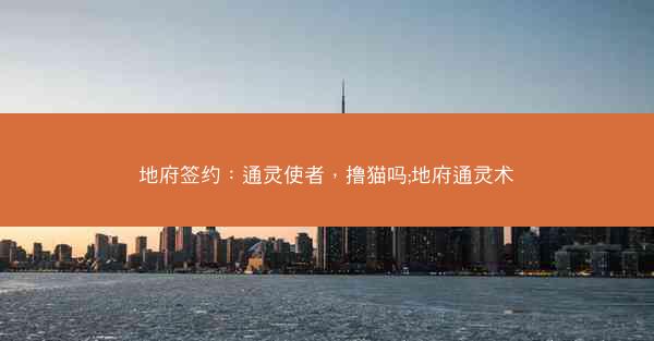 地府签约：通灵使者，撸猫吗;地府通灵术