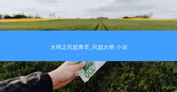 大明之风起青苹_风起大明 小说