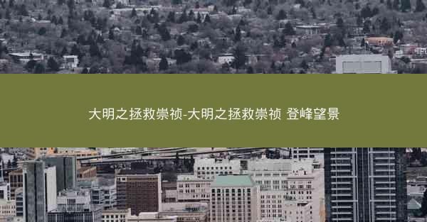 大明之拯救崇祯-大明之拯救崇祯 登峰望景
