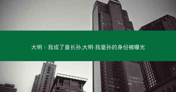 大明：我成了皇长孙,大明-我皇孙的身份被曝光