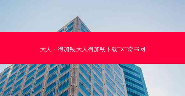 大人，得加钱,大人得加钱下载TXT奇书网