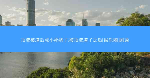 顶流被渣后成小奶狗了;被顶流渣了之后[娱乐圈]剧透
