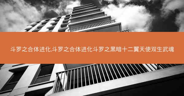 斗罗之合体进化,斗罗之合体进化斗罗之黑暗十二翼天使双生武魂
