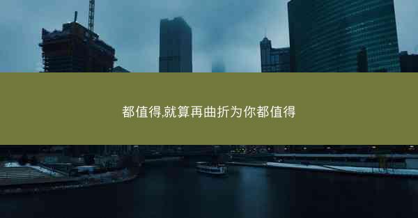 都值得,就算再曲折为你都值得