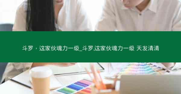 斗罗，这家伙魂力一级_斗罗,这家伙魂力一级 天发清清
