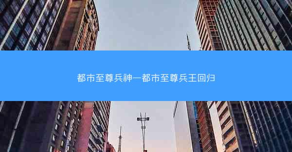 都市至尊兵神—都市至尊兵王回归