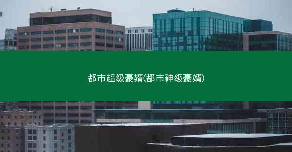 都市超级豪婿(都市神级豪婿)