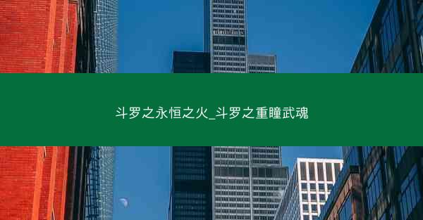 斗罗之永恒之火_斗罗之重瞳武魂