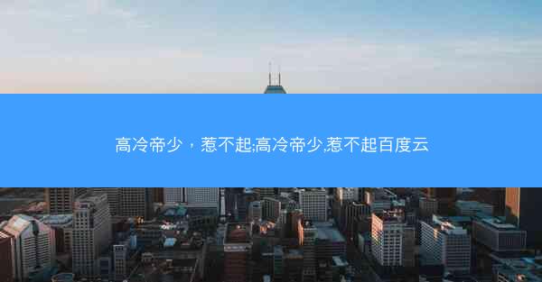 高冷帝少，惹不起;高冷帝少,惹不起百度云