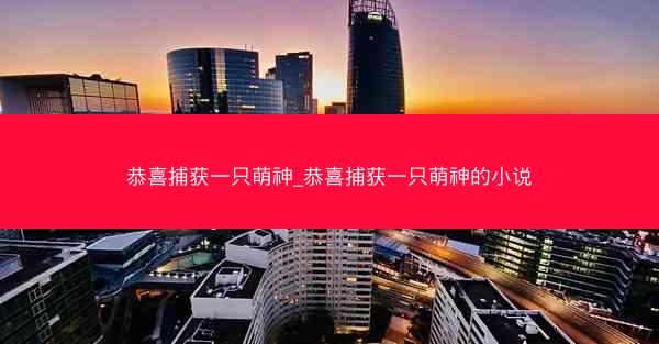 恭喜捕获一只萌神_恭喜捕获一只萌神的小说