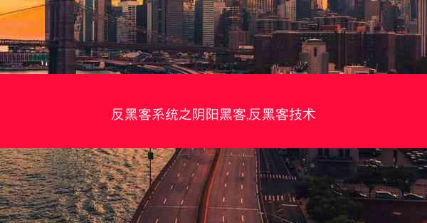 反黑客系统之阴阳黑客,反黑客技术 反黑客系统之阴阳黑客,反黑客技术