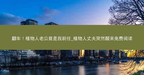 翻车！植物人老公竟是我前任_植物人丈夫突然醒来免费阅读