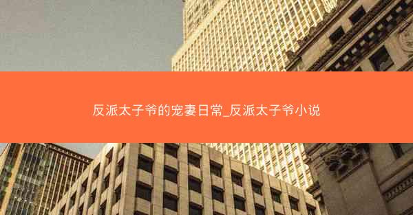 反派太子爷的宠妻日常_反派太子爷小说