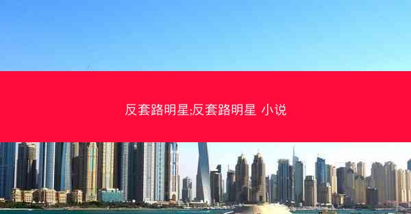 反套路明星;反套路明星 小说