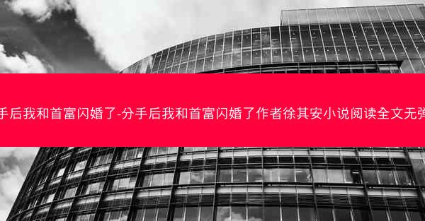 分手后我和首富闪婚了-分手后我和首富闪婚了作者徐其安小说阅读全文无弹窗