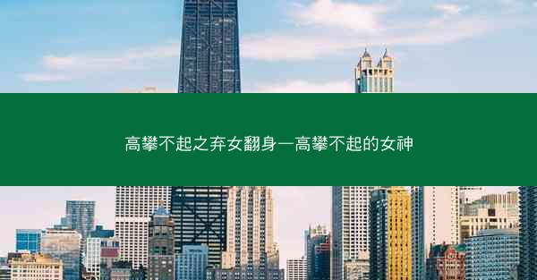 高攀不起之弃女翻身—高攀不起的女神