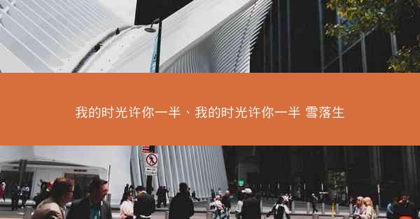 我的时光许你一半、我的时光许你一半 雪落生