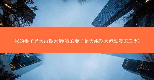 我的妻子是大乘期大佬(我的妻子是大乘期大佬动漫第二季)
