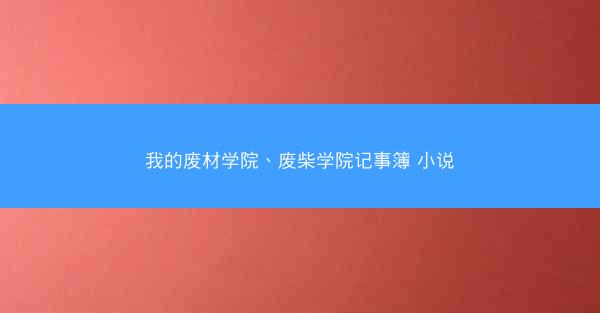 我的废材学院、废柴学院记事簿 小说