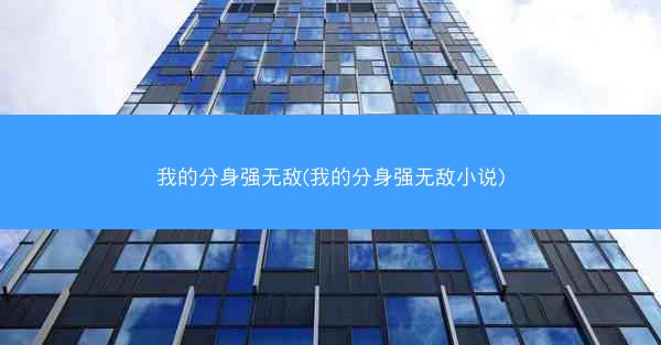我的分身强无敌(我的分身强无敌小说)