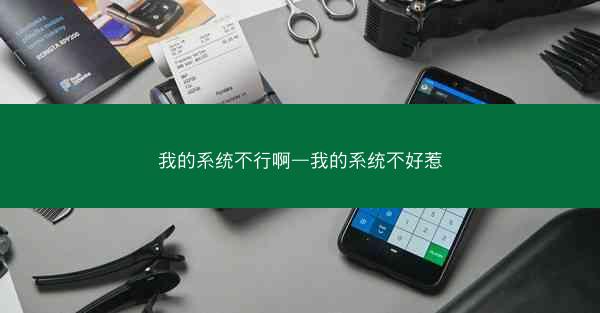 我的系统不行啊—我的系统不好惹