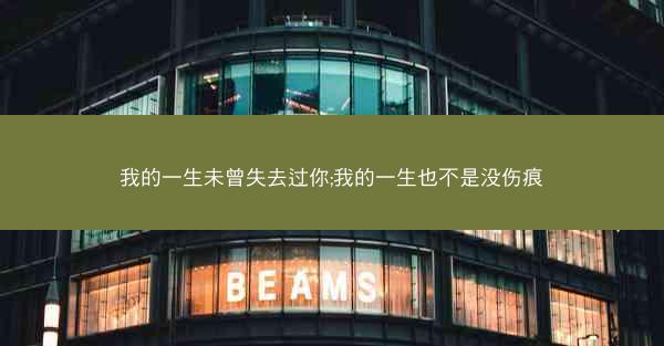 我的一生未曾失去过你;我的一生也不是没伤痕