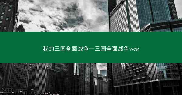 我的三国全面战争—三国全面战争wdg