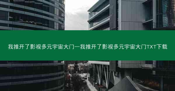 我推开了影视多元宇宙大门—我推开了影视多元宇宙大门TXT下载