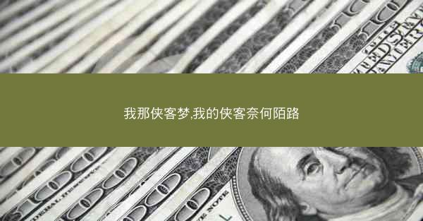 我那侠客梦,我的侠客奈何陌路