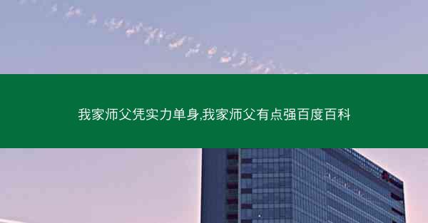 我家师父凭实力单身,我家师父有点强百度百科