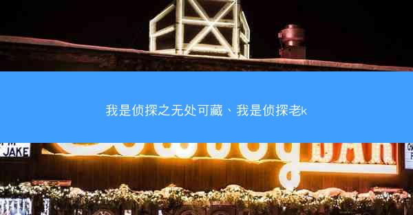 我是侦探之无处可藏、我是侦探老k
