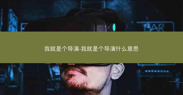 我就是个导演-我就是个导演什么意思