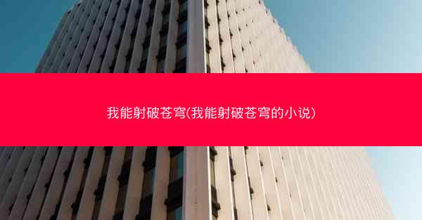 我能射破苍穹(我能射破苍穹的小说)