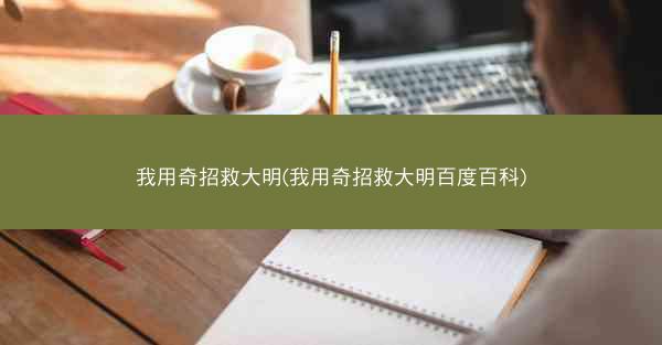 我用奇招救大明(我用奇招救大明百度百科)